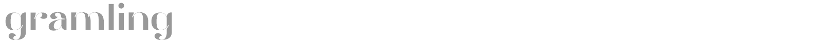Gramling font preview